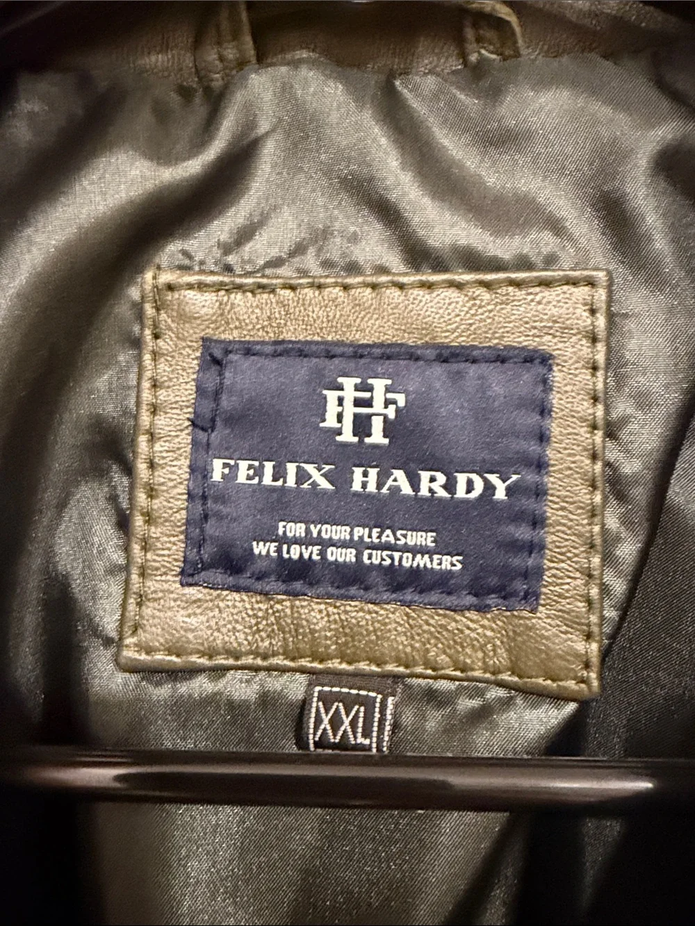 Felix Hardy olive leather